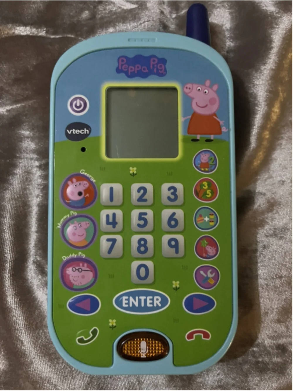 V-tech Peppa Pig Lets Chat Learning Phone Pretend Play Phone Education Toy